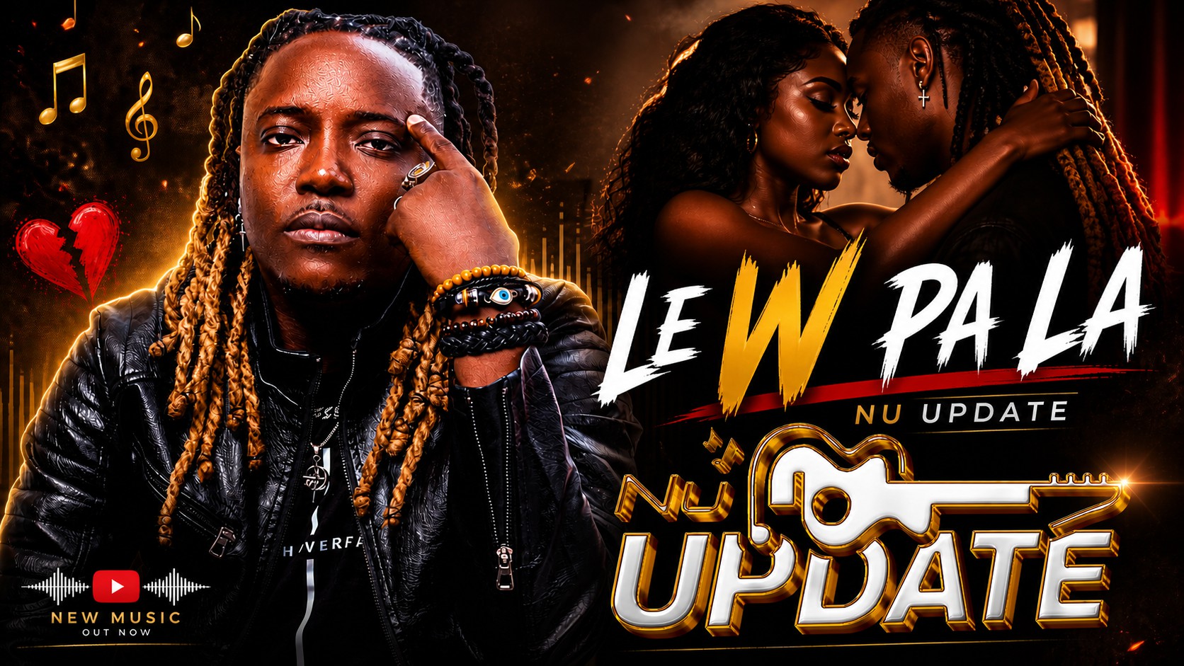 NU UPDATE – LE W PA LA (Official Lyrics Video) | Haitian Music 2026 Feat ‪@JUSTMANUPDATE‬